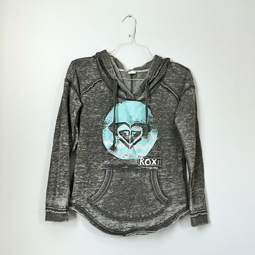 ROXY gray hoodie. Size M.